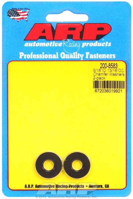 ARP .812" OD, .120" thick, 2 pack ARP fasteners 5/16" ID Washers with Chamfer AR200-8583 SR