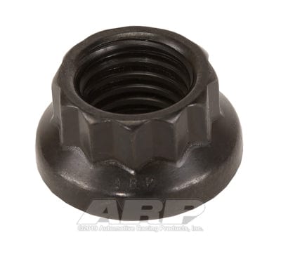 ARP 9mm X 1.25 Thread, 11mm Socket (Single Nut) ARP fasteners 12-Point Nut, Chrome Moly Black Oxide AR300-8342 SR