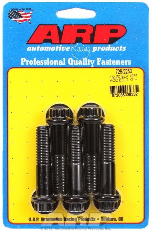 ARP fasteners 12PT BOLTS 1/2" UNF x 2.25" ARP fasteners 12PT BOLTS 1/2" UNF x 2.25" ARP fasteners SR