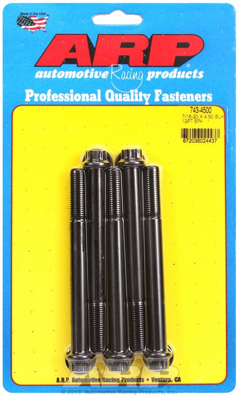 ARP fasteners 12PT BOLTS 7/16" UNF x 4.50" ARP fasteners 12PT BOLTS 7/16" UNF x 4.50" ARP fasteners SR