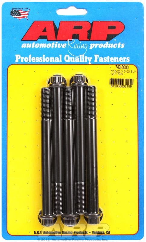 ARP fasteners 12PT BOLTS 7/16" UNF x 5.00" ARP fasteners 12PT BOLTS 7/16" UNF x 5.00" ARP fasteners SR