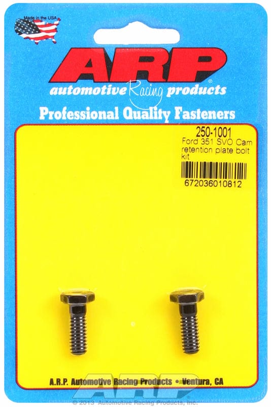 ARP fits 351 SVO Cam Retainer Bolt Kit ARP fasteners Camshaft Bolt Kit AR250-1001 SR