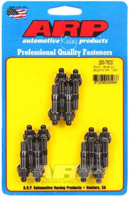 ARP fits Aluminium Valve Covers 1/4-20 Thread x 1.500" OAL (12-Pack) ARP fasteners Valve Cover Stud Kit, 12-Point Nut Black Oxide AR200-7620 SR