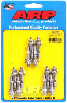 ARP fits Aluminium Valve Covers 1/4-20 Thread x 1.500" OAL (12-Pack) ARP fasteners Valve Cover Stud Kit, 12-Point Nut S/S AR400-7616 SR