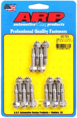 ARP fits Aluminium Valve Covers 1/4-20 Thread x 1.500" OAL (14-Pack) ARP fasteners Valve Cover Stud Kit, Hex Nut S/S AR400-7604 SR