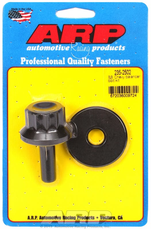 ARP fits BB Chev 1/2-20 Thread x 1.550" UHL, 1-1/16" Socket ARP fasteners Harmonic Balancer Bolt, 12-Point AR235-2502 SR