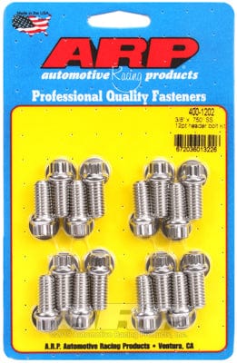 ARP fits BB Chev 3/8" X .750" UHL (16 Pack) ARP fasteners Exhaust Header Bolt Kit, 12-Point S/S AR400-1202 SR