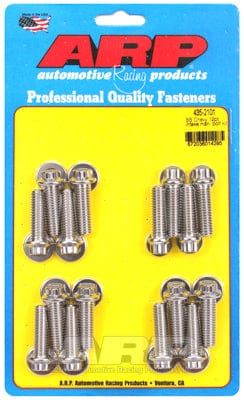 ARP fits BB Chev 396-454, 1.250" UHL ARP fasteners Intake Manifold Bolt Kit, 12-Point Head S/S AR435-2101 SR