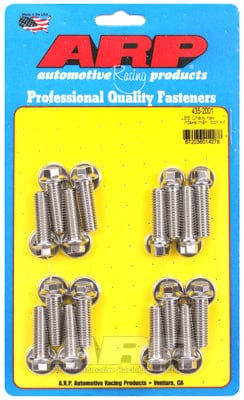 ARP fits BB Chev 396-454, 1.250" UHL ARP fasteners Intake Manifold Bolt Kit, Hex Head S/S AR435-2001 SR