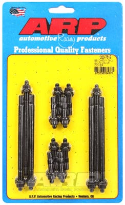 ARP fits BB Chev Aluminium Valve Covers 1/4-20 Thread x 1.500"/4.500" OAL ARP fasteners Valve Cover Stud Kit, 12-Point Nut Black Oxide AR200-7619 SR