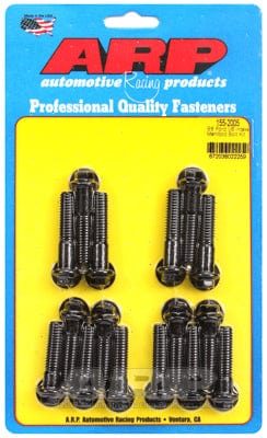 ARP fits BB Ford 429-460 ARP fasteners Intake Manifold Bolts, Black Oxide Hex Head AR155-2005 SR