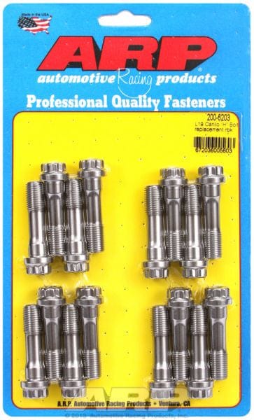 ARP fits Carrillo "H" Bolt & General Replacement Application, 7/16" Threa ARP fasteners Conrod Bolt Set AR200-6203 SR