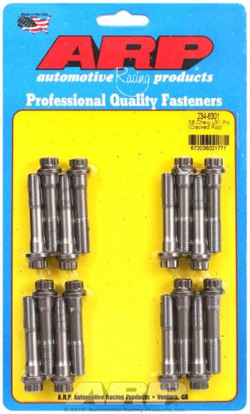 ARP fits Chev LS Series "Crack Cap Design" (Except LS7 & LS9) ARP2000 ARP fasteners Conrod Bolt Set AR234-6301 SR