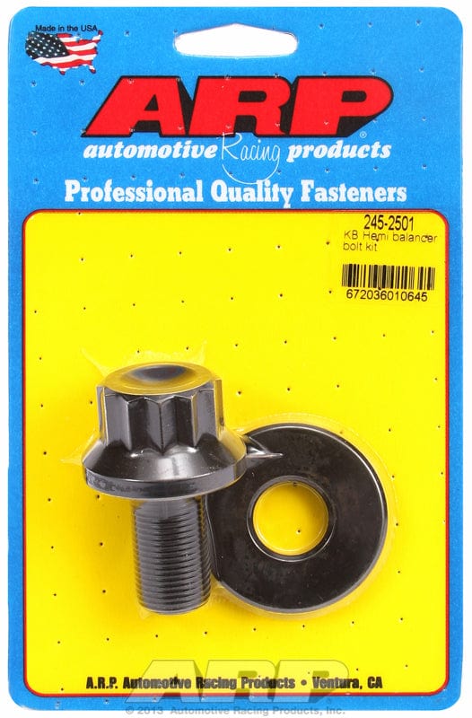 ARP fits Chrysler 318-440 & 426 Hemi With Thin Balancer 3/4-16 Thread x 1 ARP fasteners Harmonic Balancer Bolt, 12-Point AR245-2501 SR