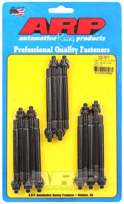 ARP fits Dart, Brodix, B&B Aluminium Valve Covers 1/4-20 Thread x 3.500" ARP fasteners Valve Cover Stud Kit, 12-Point Nut Black Oxide AR200-7617 SR