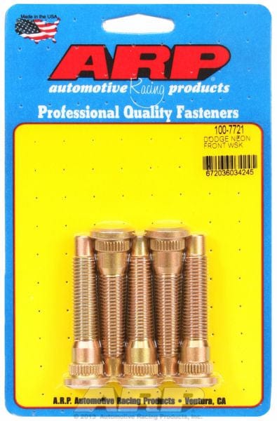 ARP fits Dodge Neon Front, M12 x 1.5 (5 Pack) ARP fasteners Competition Wheel Studs AR100-7721 SR