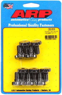 ARP fits Ford 9" 7/16"-20 x .750" UHL with 3/4" Socket Size ARP fasteners Ring Gear Bolt Kit AR250-3003 SR