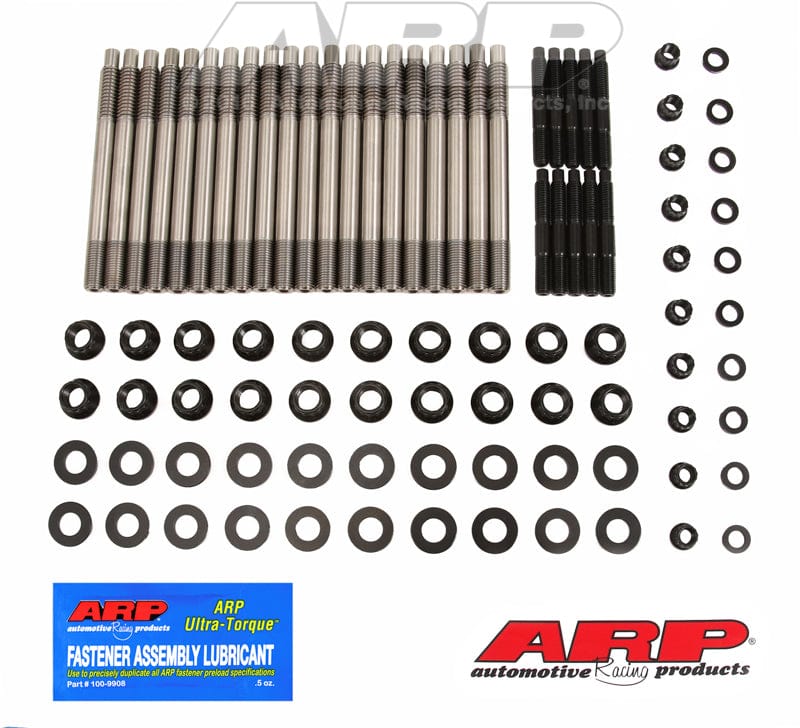 ARP fits Gen III LS Series Small Block (2003 & earlier), With All Same Le ARP fasteners Head Stud Kit, 12-Point Nut AR234-4314 SR