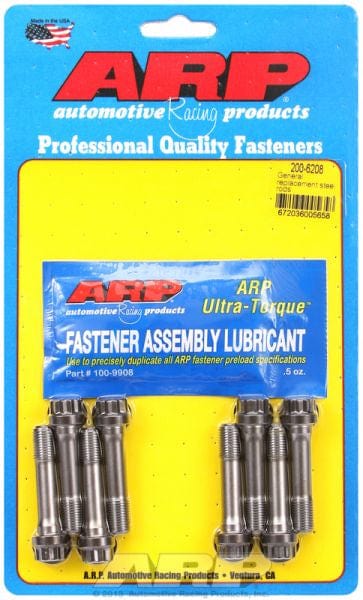 ARP fits General Replacement Application, 3/8" Thread X 1.750" UHL (ARP20 ARP fasteners Conrod Bolts (8-Pack) AR200-6208 SR