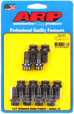 ARP fits GM 10 & 12 Bolt 3/8-24 x .800" UHL ARP fasteners Ring Gear Bolt Kit AR230-3001 SR