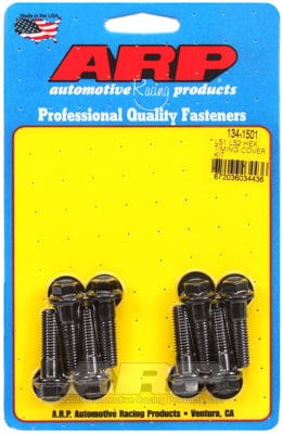 ARP fits GM LS Series ARP fasteners Timing Cover Bolt Kit, Hex Head Black Oxide AR134-1501 SR