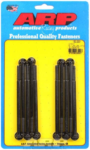 ARP fits GM LS Series LS1, LS4, LS6 ARP fasteners Intake Manifold Bolt Kit, Hex Head Black Oxide AR130-2001 SR