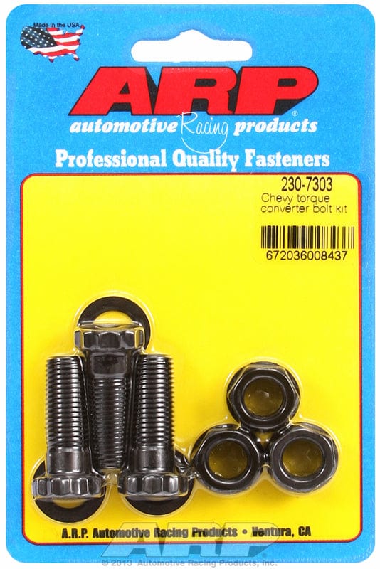 ARP fits GM TH350, TH400 & Powerglide With Race Converter - ARP fasteners Torque Converter Bolt Kit AR230-7303 SR