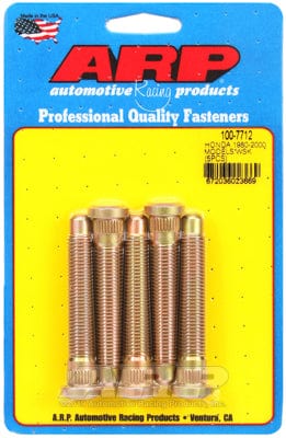 ARP fits Honda 1997 & Later, Extended Length M12 X 1.5 Thread (5-Pack) ARP fasteners Competition Wheel Studs AR100-7712 SR
