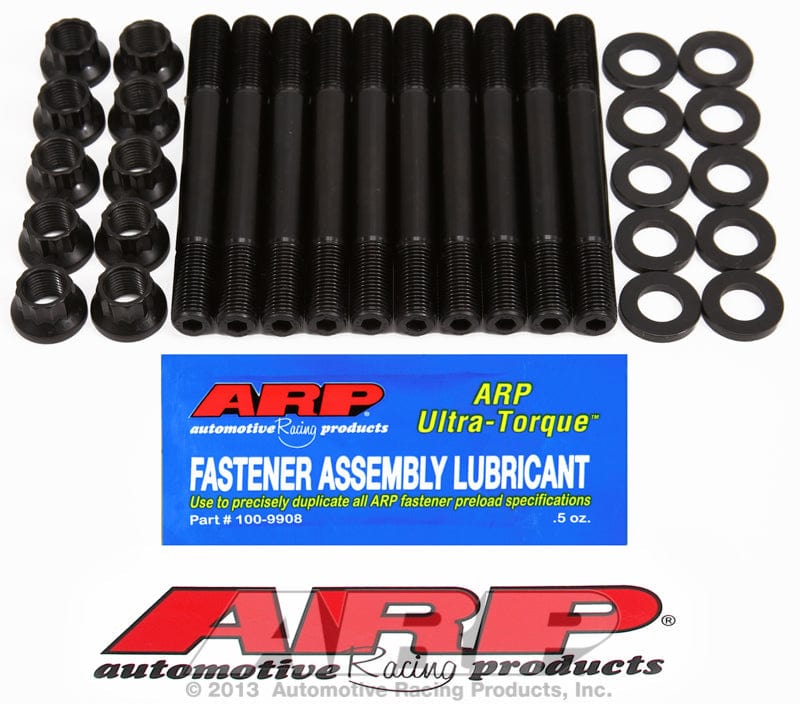 ARP fits Mitsubishi 2.0L 4G63 DOHC (1993 & Earlier) M12 ARP fasteners Head Stud Kit, 12-Point Nut AR207-4201 SR