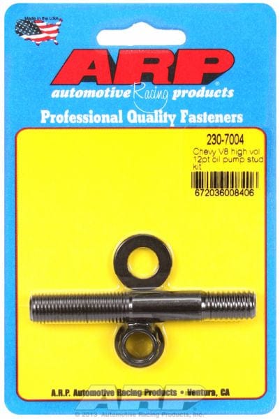 ARP fits SB/BB Chev With High Volume Pump, 3.125" OAL ARP fasteners Oil Pump Stud, 12-Point Nut AR230-7004 SR