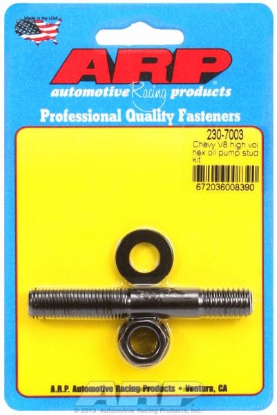 ARP fits SB/BB Chev With High Volume Pump, 3.125" OAL ARP fasteners Oil Pump Stud, Hex Nut AR230-7003 SR