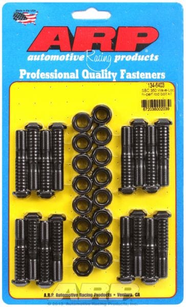 ARP fits SB Chev 305-307-327-350 (Large Journal) 3/8" & Holden 308 (Wave ARP fasteners Conrod Bolt Set AR134-6403 SR