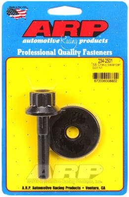 ARP fits SB Chev 7/16-20 Thread x 2.470" UHL, 13/16" Socket ARP fasteners Harmonic Balancer Bolt, 12-Point Black Oxide AR234-2501 SR