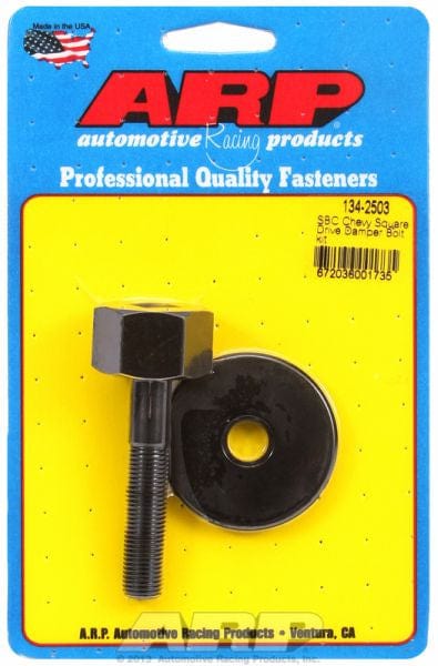 ARP fits SB Chev 7/16-20 Thread x 2.470" UHL With 1/2" Square Drive ARP fasteners Harmonic Balancer Bolt, Hex Head Black Oxide AR134-2503 SR