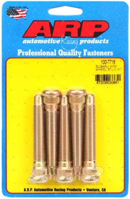 ARP fits Subaru WRX M12 X 1.25 Thread (5-Pack) ARP fasteners Competition Wheel Studs AR100-7716 SR