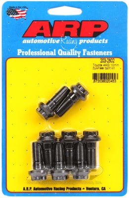 ARP fits Toyota 1.6L 4AGE DOHC, 1JZ-2JZ, Ford 6 Cyl Barra & Mazda 13B (8- ARP fasteners Flywheel Bolt Kit AR203-2802 SR