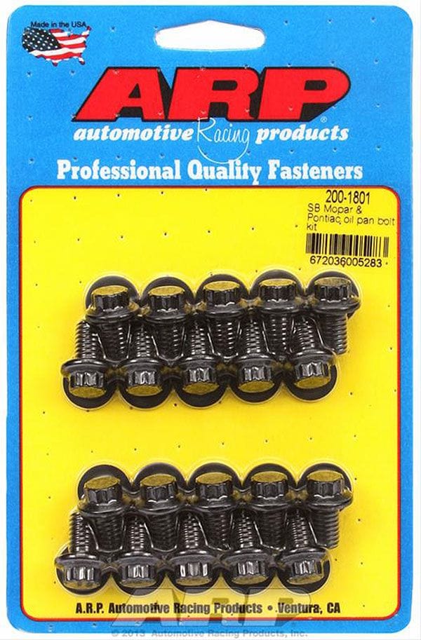ARP S/B Mopar & Pontiac ARP fasteners Oil Pan Bolt Kit AR200-1801 SR
