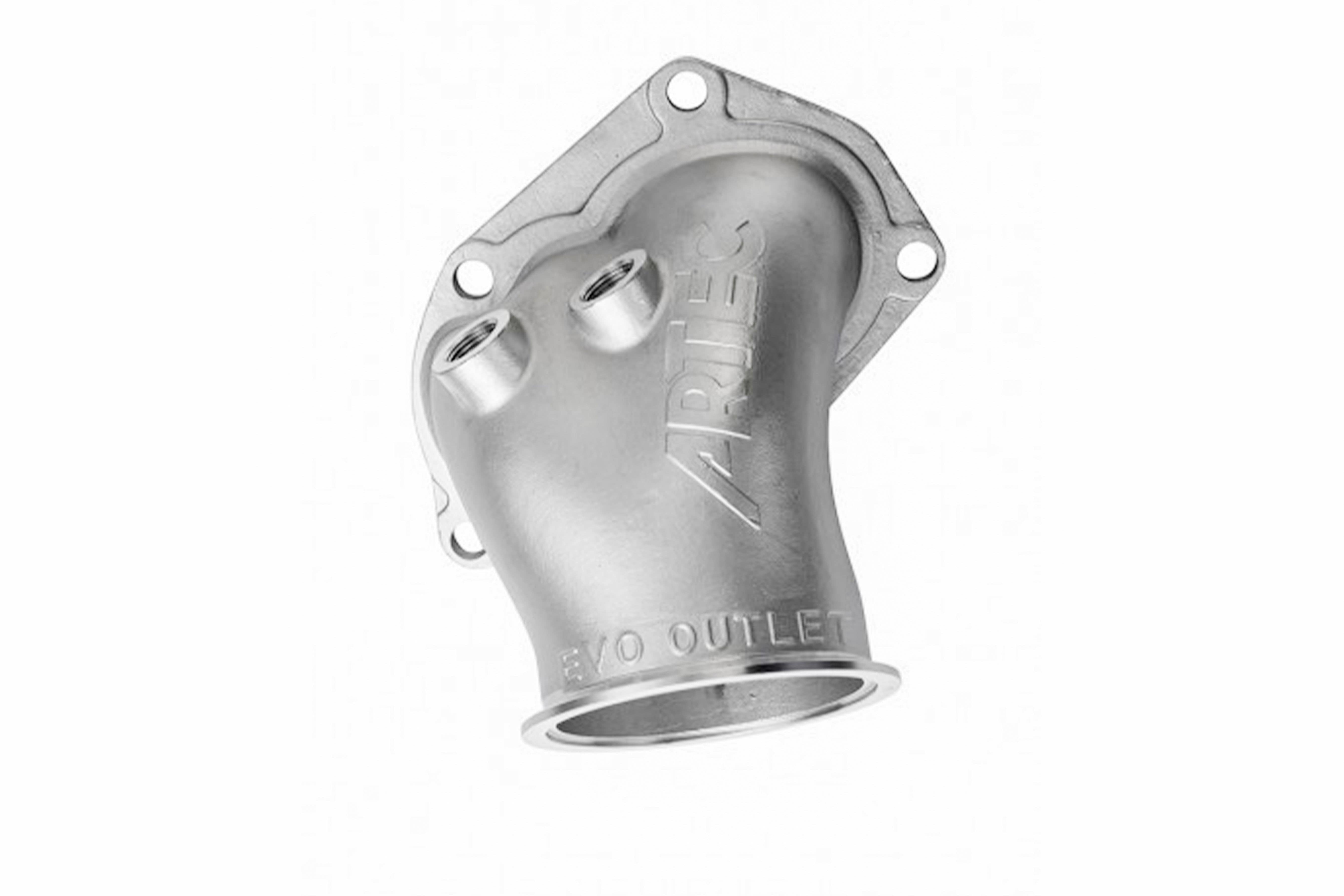 ARTEC MANIFOLDS Product ARTEC Performance Mitsubishi Evo 4-9 3.5-inch Cast Outlet O2 Housing Dump Pipe SR