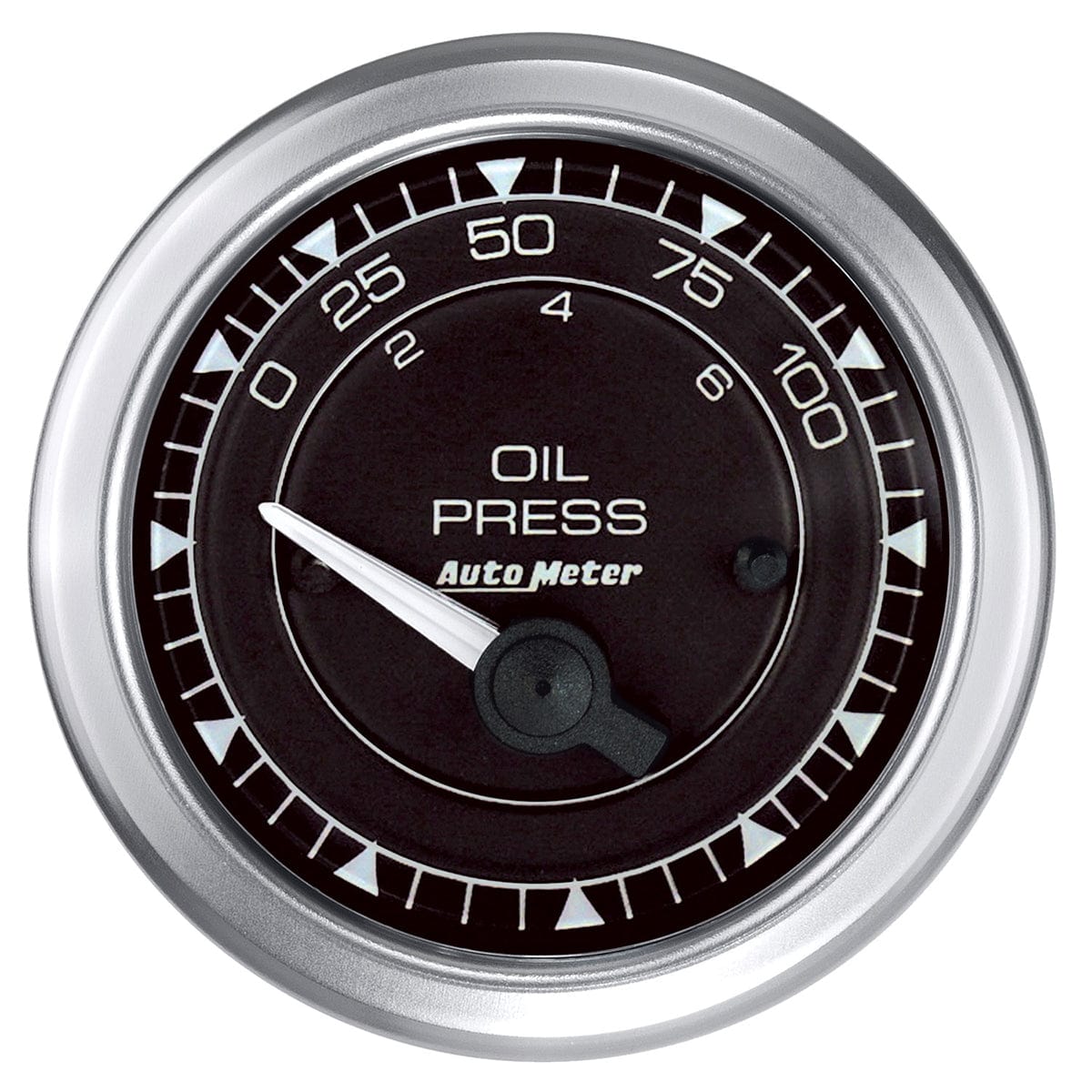 AUTOMETER 0-100 psi Auto Meter Chrono Series 2-1/16" Short Sweep Electric Oil Pressure Gauge AU8127 SR