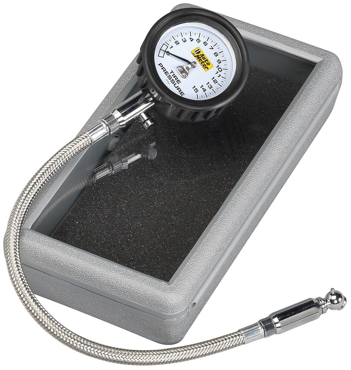 AUTOMETER 0-15 psi With Carry Case Auto Meter Tyre Pressure Gauge AU2159 SR