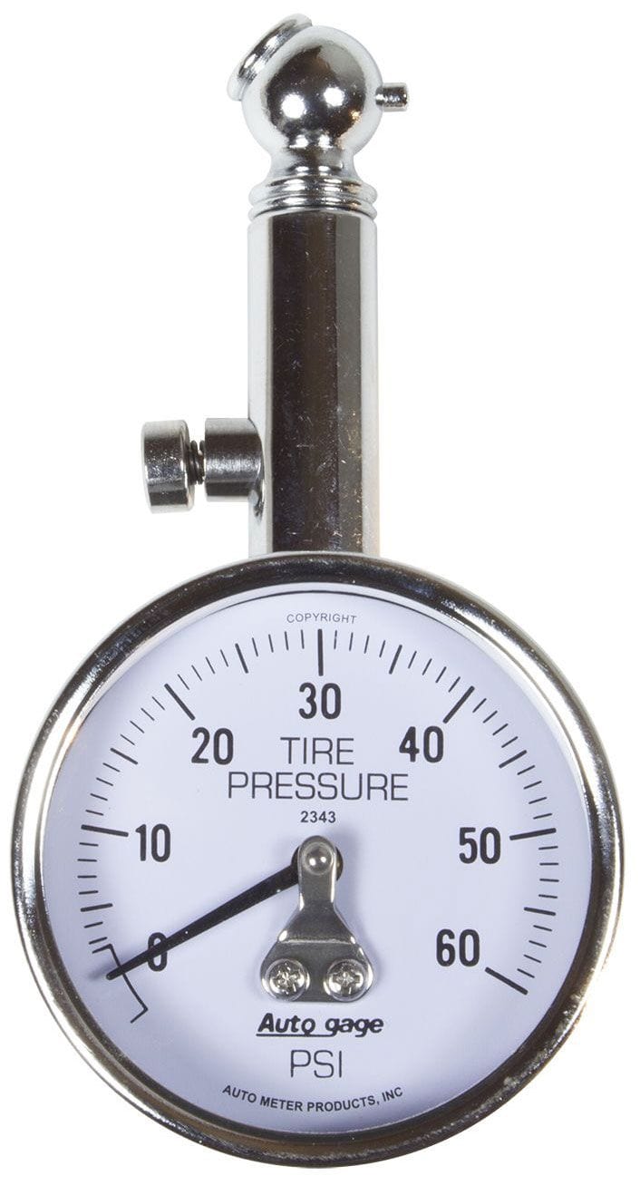 AUTOMETER 1-1/2", 0-60 psi Auto Meter Auto gage Tyre Pressure Gauge AU2343 SR