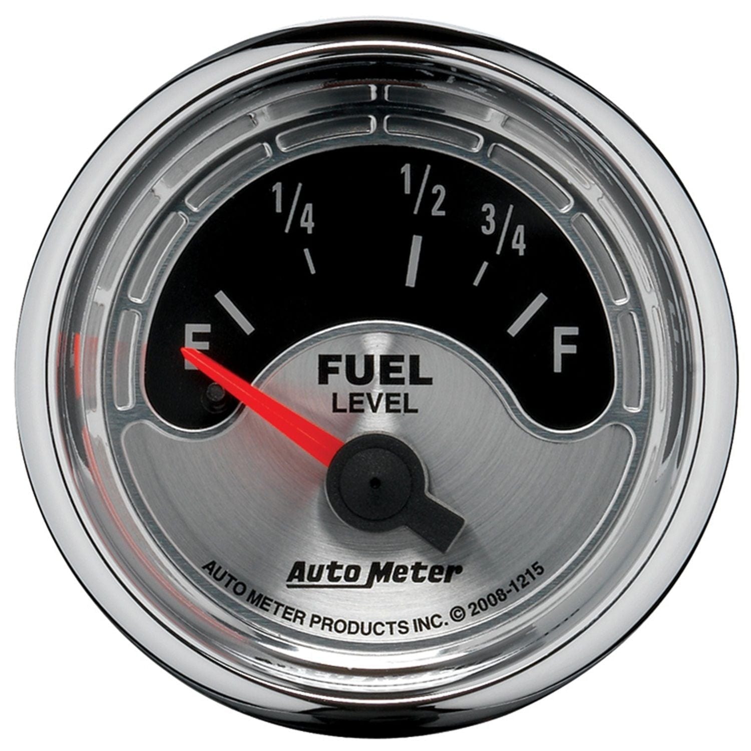 AUTOMETER 2-1/16", 73 ohms Empty/10 ohms Full, Short Sweep Electric Auto Meter American Muscle Fuel Level Gauge AU1215 SR