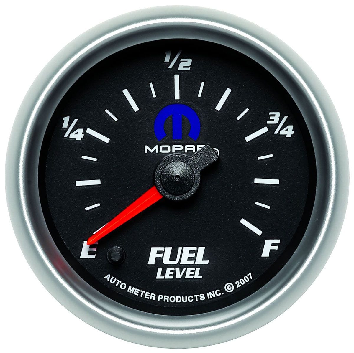 AUTOMETER 2-1/16", Black Dial/Silver Bezel, Full Sweep Electric, Programmable 0 Auto Meter Mopar Fuel Level Gauge AU880013 SR