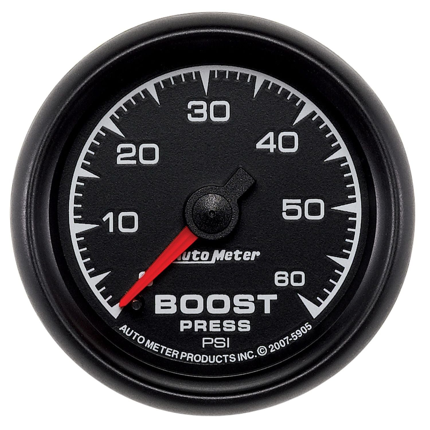 AUTOMETER 2-1/16", Full Sweep, 0-60 psi Auto Meter ES Series Boost Gauge AU5905 SR