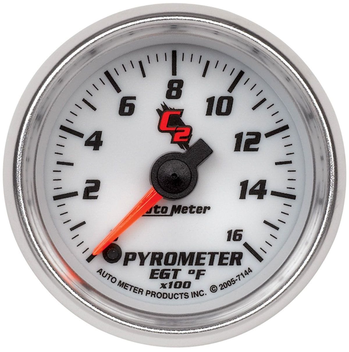 AUTOMETER 2-1/16", Full Sweep Electric, 0-1600°F Auto Meter C2 Series Pyrometer Gauge AU7144 SR