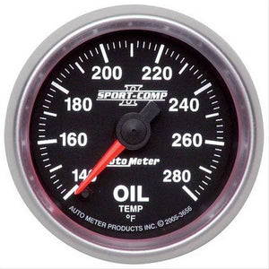 Auto Meter Sport-Comp II Oil Temperature Gauge AU3656