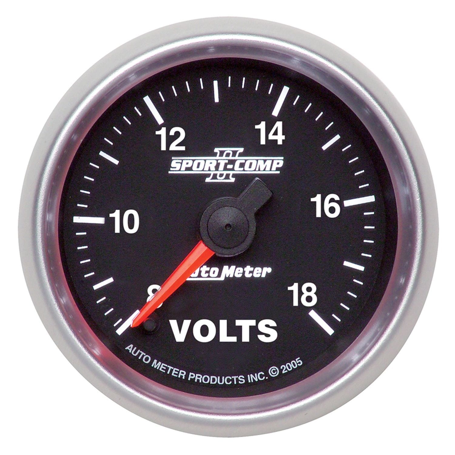 AUTOMETER 2-1/16", Full Sweep Electric, 8-18 volts Auto Meter Sport-Comp II Voltmeter Gauge AU3691 SR
