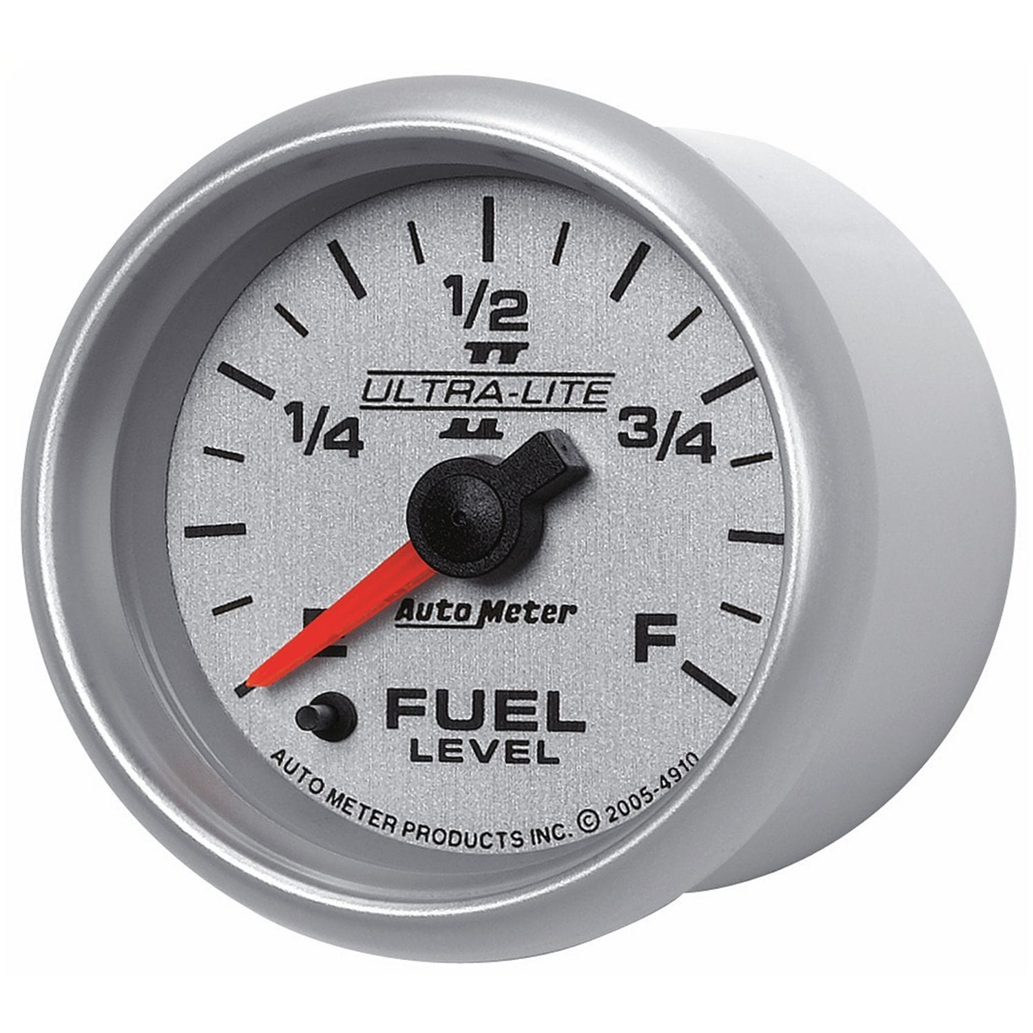 AUTOMETER 2-1/16", Full Sweep Electric, Programmable, 0-280 ohms Auto Meter Ultra-Lite II Series Fuel Level Gauge AU4910 SR