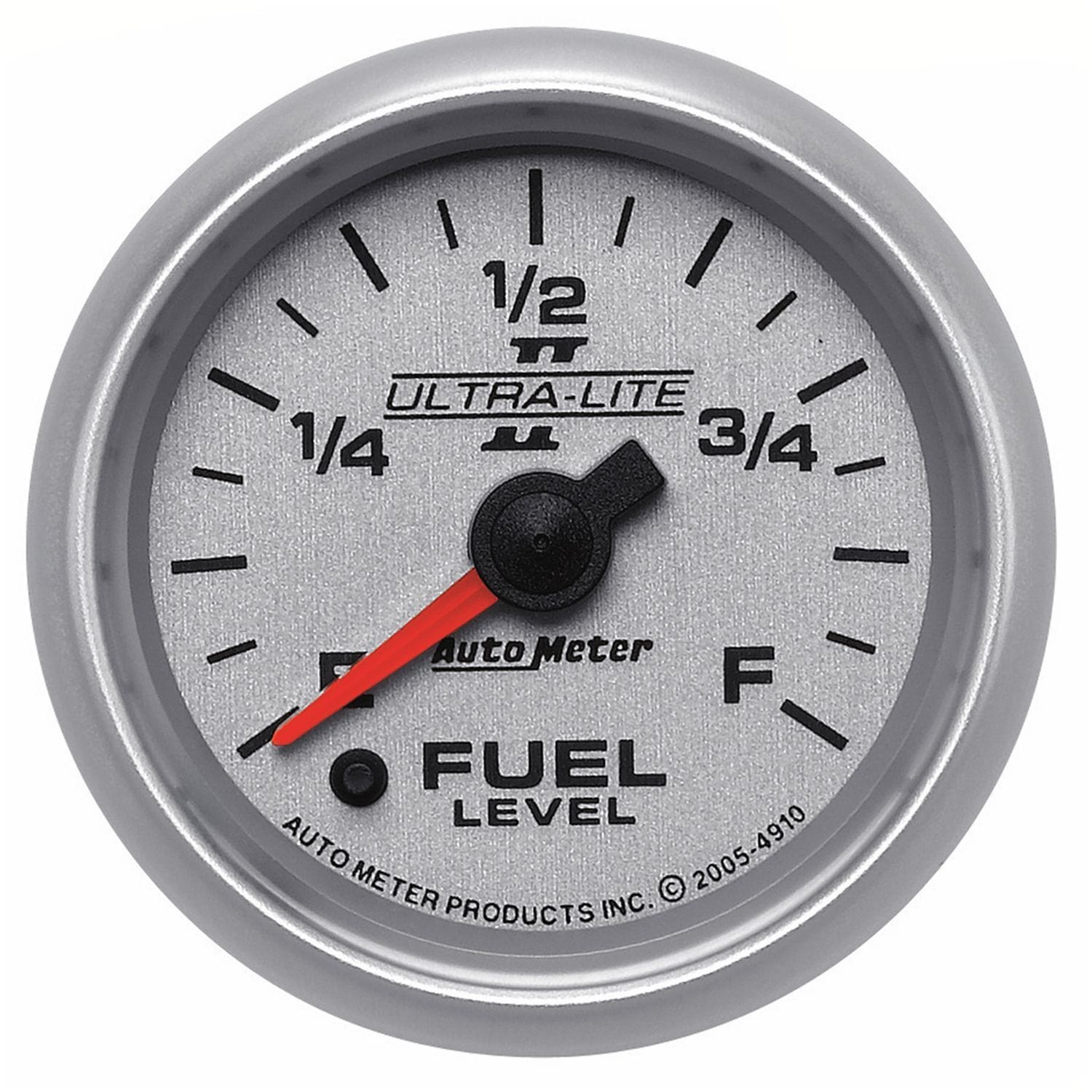 AUTOMETER 2-1/16", Full Sweep Electric, Programmable, 0-280 ohms Auto Meter Ultra-Lite II Series Fuel Level Gauge AU4910 SR