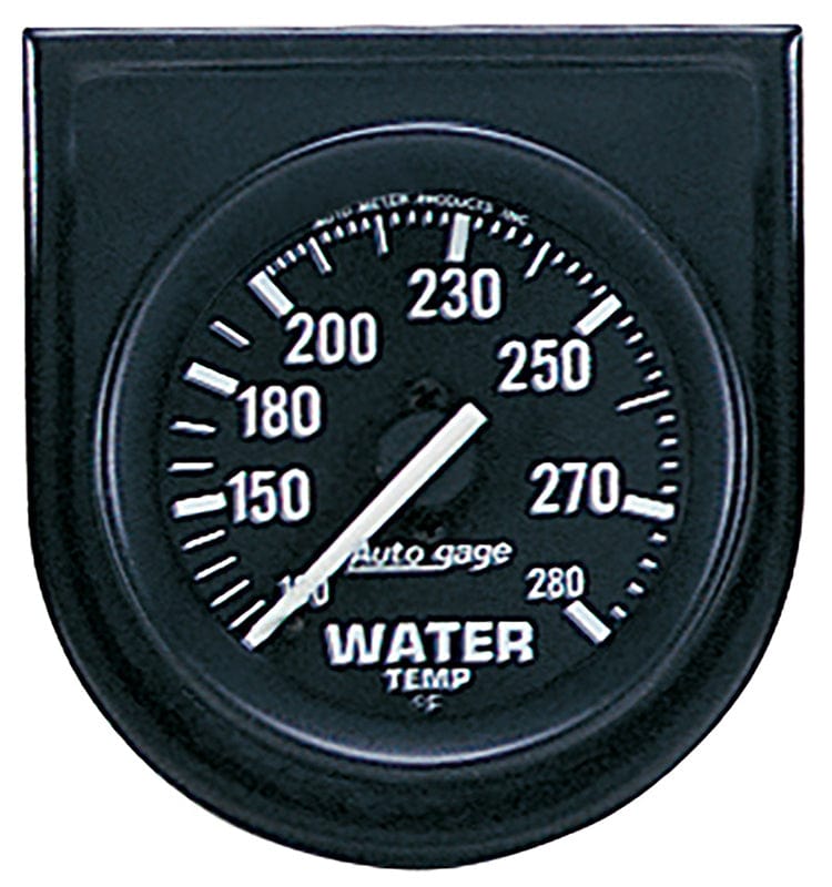AUTOMETER 2-1/16", Full Sweep Mechanical, Individual Console, 100-280°F Auto Meter Auto gage Series Water Temperature Gauge AU2333 SR